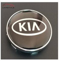 Ốp chụp mâm Bộ 2 Nắp chụp trục bánh xe Logo Kia chụp mâm ốp lazang bánh xe ô tô Kia đường kính 60mm xe hơi ô tô