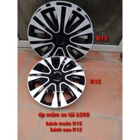 Ốp chụp mâm lazang xe tải k2700, bánh trước R14 và bánh sau 12 inch, ốp trang trí vành bánh xe , phụ kiện ô tô