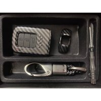 Ốp CRV Vỏ chìa khoá Carbon cho 2018-2022 (3 nút)