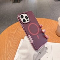 Ốp Cứng Dày Từ Tính Mạnh Cho IPhone 16 15 14 13 12 11 Pro Max Plus Camera Môi 4.62 Mm Bảo Vệ Cấp Quân Sự Arcylic Chống Sốc Điện Thoại Di Động Cầm Tay