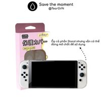 Ốp cứng trong suốt Akitomo bảo vệ toàn diện thân máy và Joy-con cho Nintendo Switch Oled