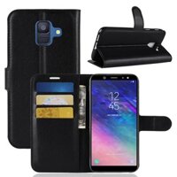 Ốp Da Cho Samsung Galaxy A6 2018 A600F / Samsung Galaxy A6 Plus 2018 Stand Flip Wallet Case
