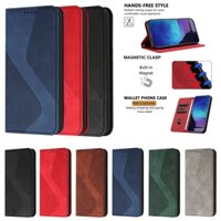 Ốp Da Cho Samsung Galaxy S6 S7 Edge S8 S9 S10 Lite S10E S20 Ultra Plus + Retro Có Khe Cắm Thẻ Flip Wallet Cover