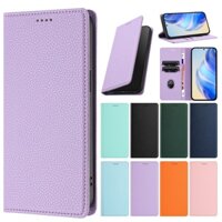 Ốp Da Cho Tecno Spark 30C 30 Pro Go 1 2024 2023 2025 4G 5G Thời Trang Tự Động Đóng Khe Cắm Thẻ Ví Lật Vỏ