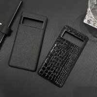 Ốp Da Da Cổ Điển Da Báo Cho Google Pixel 9 Pro XL 8 8A 7A 7 Pro 6 6A Cross / Crocodile / Carbon Fiber Grain Bìa Cứng