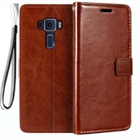 Ốp Da PU Cho Asus Zenfone 3 ZE552KL Z012DB Z012D Z012DA Z012DC Z012S Z012DE ZE520KL Z017DB Z017D Z017DA Z017DC Lật Da PU Khóa Từ Tính Vỏ Điện Thoại Đựng Thẻ
