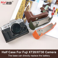 Ốp Da PU Cho Fuji XT10 XT20 XT30II XT30 II Thân Máy Ảnh Mirrorless Bảo Vệ Túi Máy Ảnh Vỏ Đế