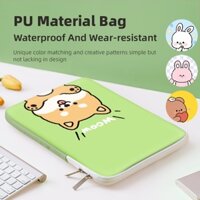 Ốp Da PU Chống Sốc Dễ Thương Cho Laptop Dell Asus Acer HP Lenovo 12-15 Inch