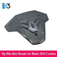 Ốp Đầu Đèn Nhựa Sơn Carbon Dành Cho Honda Air Blade 2016