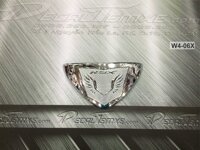 Ốp đầu đèn Wave RSX 2014 mạ chrome
