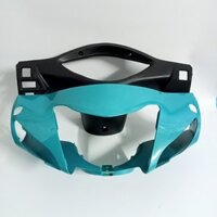 Ốp đầu màu Xanh Ngọc Candy + Gáy đen cho xe Wave RS 100 - Wave anpha 100 đời từ 2006 đến 2016