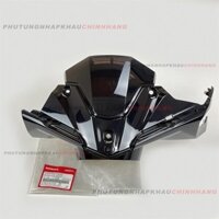 Ốp đầu trước Air Blade 125 2016 – 2019 màu Đen Bóng (Ánh Xanh), Nắp ốp tay lái AB 125 2017 2018