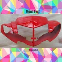 Ốp đầu trước sirius hello zin YAMAHA màu đỏ | nắp trước tay lái sirius hello