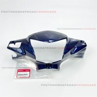 Ốp đầu Wave RSX 110 2020 2021 2022 2023 màu Xanh Mực, Bộ ốp tay lái Wave Rsx 110 Phanh đĩa, Thắng đĩa