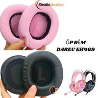 Ốp đệm thay thế cho tai nghe Dareu EH469 - Pad tai nghe Dareu EH469 màu đen và hồng