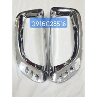 Ốp đèn gầm Toyota innova 2008 2009 2010 2011 số sàn đèn sương mù, ốp đèn cản mạ Crom bền, không bạc màu, op den