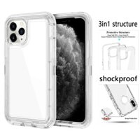 Ốp Điện Thoại 3 Trong 1 Cho iphone 15 14 13 12 11 pro max 15 14 plus 13 12 mini se 2020 6s 6 7 8 plus xr x xs max tpu Bộ Dụng Cụ Bảo Vệ An Toàn Khi Chơi Game