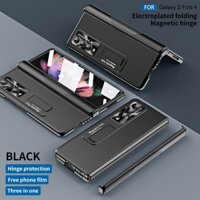 Ốp Điện Thoại 3 Trong 1 Siêu Mỏng Kèm Miếng Dán Cường Lực Bảo Vệ Màn Hình Cho Samsung Galaxy Z FOLD 3 4