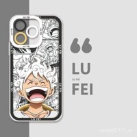 Ốp điện thoại 5 tốc độ One Piece Co-Branded Luffy One Piece Silicon trong suốt Apple 15 / 14 / 13pro Huawei Xiaomi OPPO One Plus Vỏ mềm Vỏ bảo vệ điện thoại 3PD1