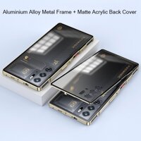 Ốp Điện Thoại acrylic Nhám Khung Hợp Kim Nhôm Cho zte nubia red magic 9 pro plus pro +