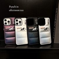 Ốp điện thoại áo khoác Puffer hợp thời trang | Thiết kế núi tuyết | Bảo vệ độc đáo & sành điệu cho iPhone 16, 15, 14 Pro, XS, XR | Ốp lưng Apple chống sốc