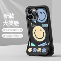 Ốp điện thoại Apple 14 iPhone 12 mặt cười 13 Pro Max Niche 11 trong suốt XR chân đế 7 silicone 8P dropshipping X