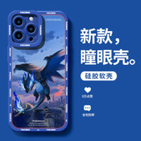 Ốp Điện Thoại Apple 14pro Thích Hợp Cho iphone16promax Ống Kính Silicon 14plus Bắt Mắt Bao Gồm Tất Cả 13 Pokémon 15pro Hoạt Hình Thở Lửa Rồng 12 Anime Boys 11 Vỏ Bảo Vệ Chống Sốc