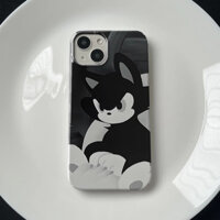 Ốp điện thoại Apple 15 kiểu dáng tối giản mèo đen, iPhone 14 cao cấp, 13 Pro Max, 12, 11, XS mới