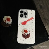Ốp điện thoại Apple iPhone 16 Pro Max họa tiết chấm bi, 15 Pro Niche, 14, 13/12/ 112025   SODZ.