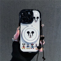 Ốp điện thoại Apple Mickey màu kem thời trang cho iPhone 7/8plus/x/xs/11/12/13/14/15/16/pro/max/promax/plus, chống rơi