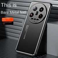 Ốp điện thoại bằng hợp kim nhôm phun cát cho xiaomi mi 14 ultra 12 12s 12x 12t 13 13t pro poco f5 redmi k70 k60 Vỏ bảo vệ Camera kim loại