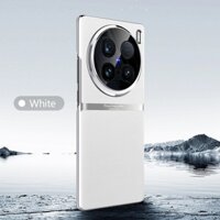 Ốp Điện Thoại Bảo Vệ Camera Da PU Cho VIVO X100 Ultra X100S Pro X100S Pro X100 Vỏ Cảm Giác Da Cứng Mạ Điện Khung Bao