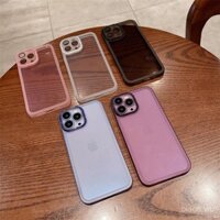 Ốp điện thoại bảo vệ mắt bằng kim loại cho iPhone 16 Pro Max, tương thích với iPhone 15/11 12 Apple 13, mờ 8 Plus, mềm 14