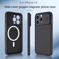 Ốp điện thoại bảo vệ ống kính máy ảnh trượt cho iPhone 15 14 13 12 Pro Max Bìa cứng