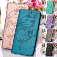 Ốp Điện Thoại Bướm Cánh Hoa Cho Alcatel 1S 1L 3L 2021 Ví Lật Da Bìa Sách Fundas