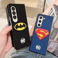 Ốp điện thoại cao su silicon DC Marvel Batman Super Man ❥ cho Samsung Galaxy Z Fold 6 5 4 3 Zfold5 Z Fold 4 Fold3 Vỏ chống sốc