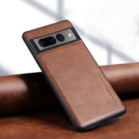 Ốp Điện Thoại Cho Google Pixel 8 7 Pro 7A Da PU Retro Vintage Sang Trọng + Ốp Lưng TPU Mềm
