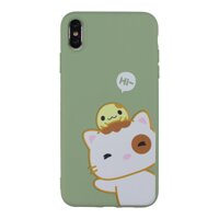 Ốp Điện Thoại Cho iPhone 7/8 7 Plus/8 Plus X/XS XR XS Max Sơn Màu Nền Xanh Họa Tiết Khủng Long TPU Chống Trượt Chống Sốc Full Bảo Vệ