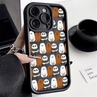 Ốp Điện Thoại Cho OPPO A9 A5 2020 A59 A53 A55 A77 A54 5G A78 4G R15 Pro Đen Trắng Hồng Hoạt Hình Dễ Thương Gấu Mềm Ốp Lưng Silicon