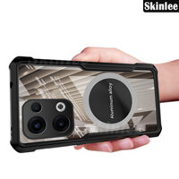 Ốp Điện Thoại Cho OPPO Reno 13 13 Pro Ốp lưng Cứng Trong Suốt Chống Sốc Với Điều Hướng Ô Tô Vòng Giá Đỡ Cho OPPO Reno 13F Bao Ốp Lưng