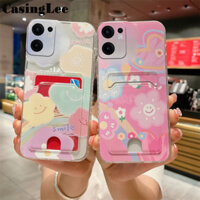 Ốp Điện Thoại Cho OPPO Reno 13F 4G 5G Ốp Lưng Đựng Thẻ Ví SUN Smile Rõ Ràng Mùa Thu Bảo Vệ Cho OPPO Reno13 F Bao Trường Hợp