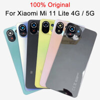 Ốp điện thoại Cho Xiaomi Mi 11 Lite Vỏ Pin Kính Vỏ Cửa Mi11 Youth NE 5G Có Thay Thế Ống Kính Máy Ảnh