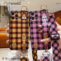 Ốp Điện Thoại Chống Sốc Có Dây Đeo Cho Oppo Reno6Z Reno5Z Reno4Z Reno7Z A74 A73 A77 5G