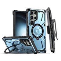 Ốp Điện Thoại Chống Sốc Có Giá Đỡ Từ Tính Cho Samsung Galaxy S24 S23 S22 S21 Ultra Plus