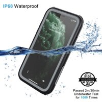 Ốp Điện Thoại Chống Thấm Nước IP68 Cho iPhone 7 8 Plus 11 12 13 15 Pro Max X XS XR SE 2020 360 Bảo Vệ Toàn Diện Chống Bụi Bẩn Cứng Chống Sốc Lặn Bao