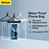 Ốp Điện Thoại Chống Thấm Nước Baseus Cho iPhone 12 11 Pro Max Samsung Xiaomi Redmi Bơi Chống Nước Túi Điện Thoại Đa Năng Bảo Vệ