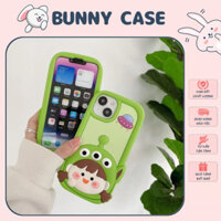 Ốp điện thoại cô bé đội mũ ếch dễ thương - Ốp Lưng Nhựa Dẻo Cao Cấp Cho IP 6 7 8 Plus X XS XSMax 11 12 13 14 15 Pro Max