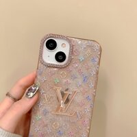 Ốp điện thoại cổ điển đính đá lv iphone 16 15 14 13 12 11 pro max Street Wear i11 14pro Ốp bảo vệ chống sốc