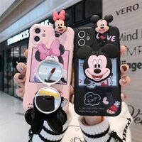 Ốp Điện Thoại Có Giá Đỡ Hình Mickey Cho Xiaomi Mi 10T 11 Lite 11T Redmi 9T Note 11 10 8 7 9 Pro 10S 9S 9C 9A