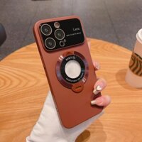 Ốp Điện Thoại Có Vòng Đỡ Nam Châm Chống Rơi Cho iPhone 15 Pro Max 15 14 13 12 11